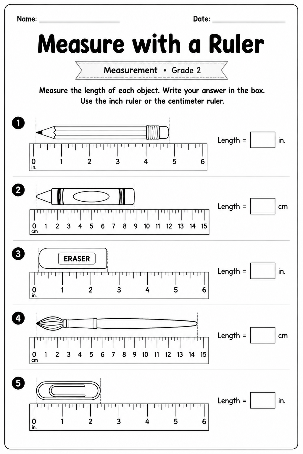 Measure with a Ruler